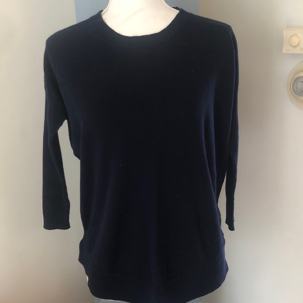 J. Crew Navy Crewneck Sweater